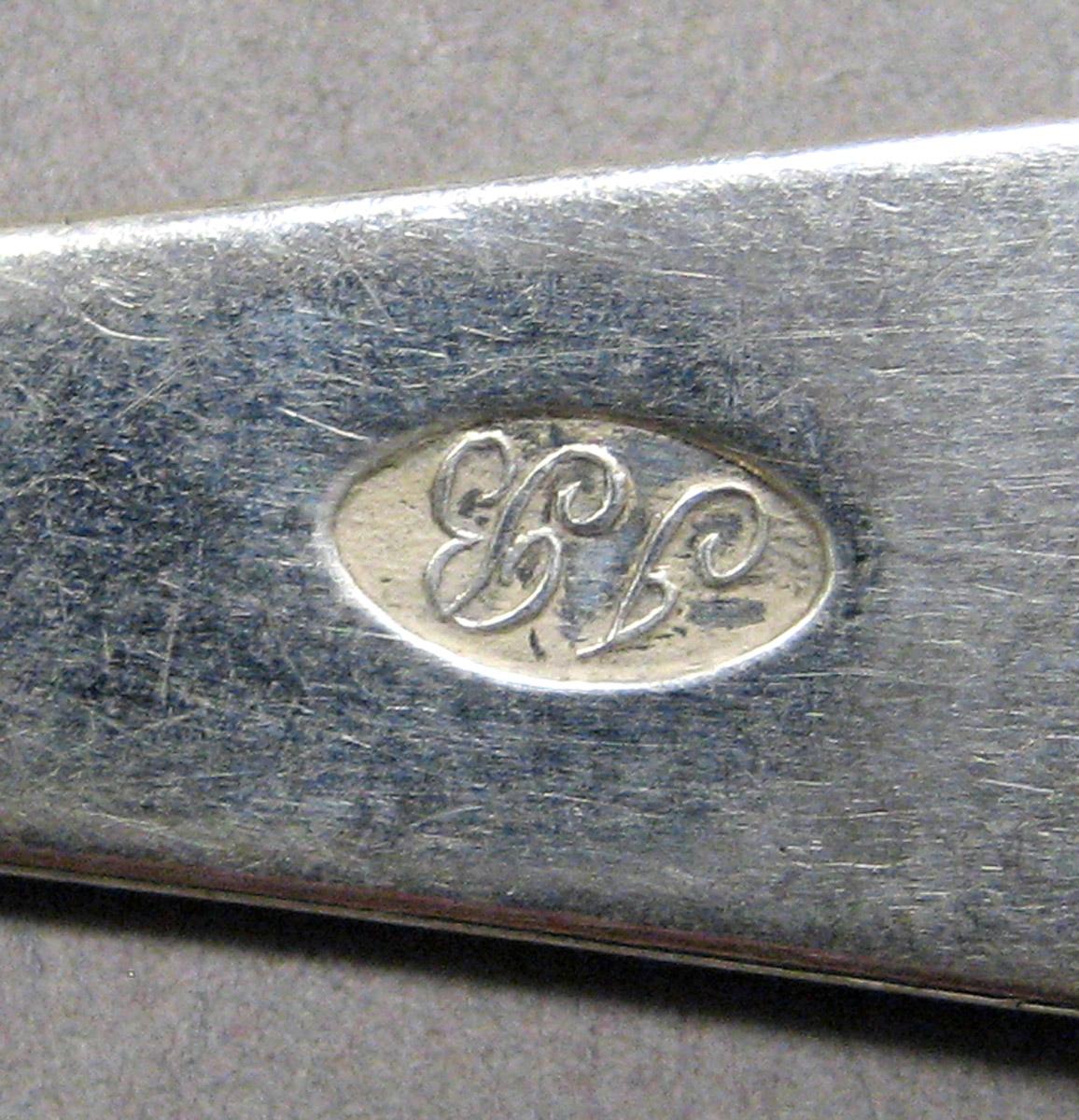 1998.0004.3502 Silver spoon mark