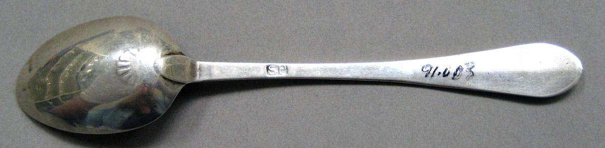 1998.0004.3503 Silver spoon underside