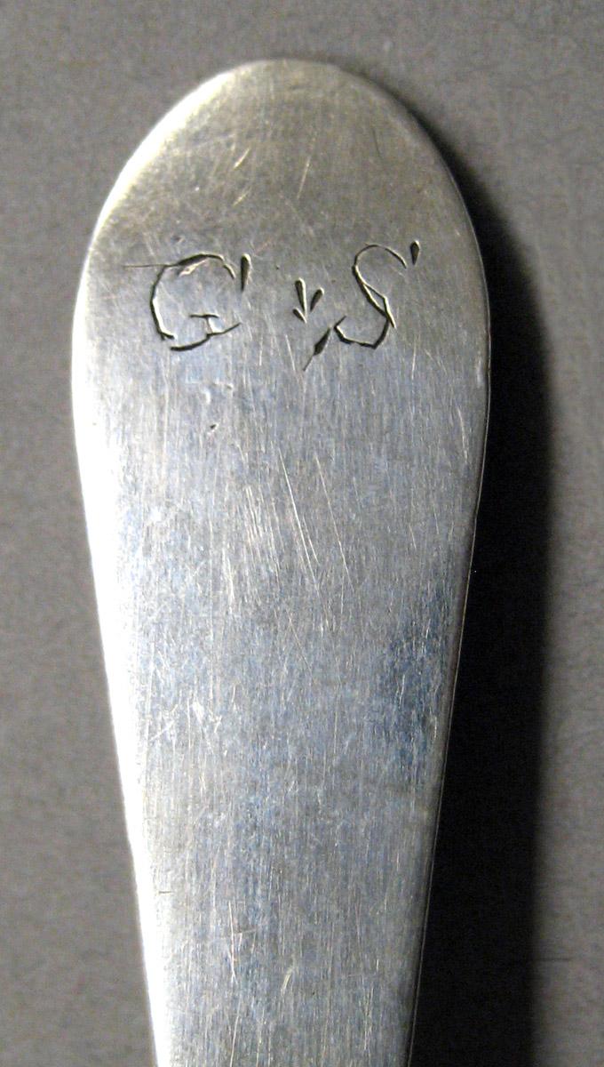 1998.0004.3503 Silver spoon engraving
