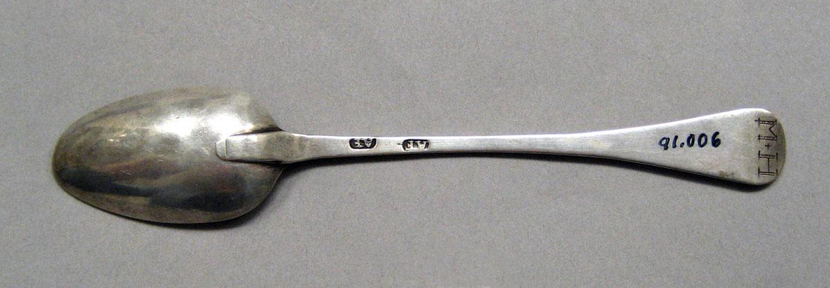 1998.0004.3506 Silver spoon underside