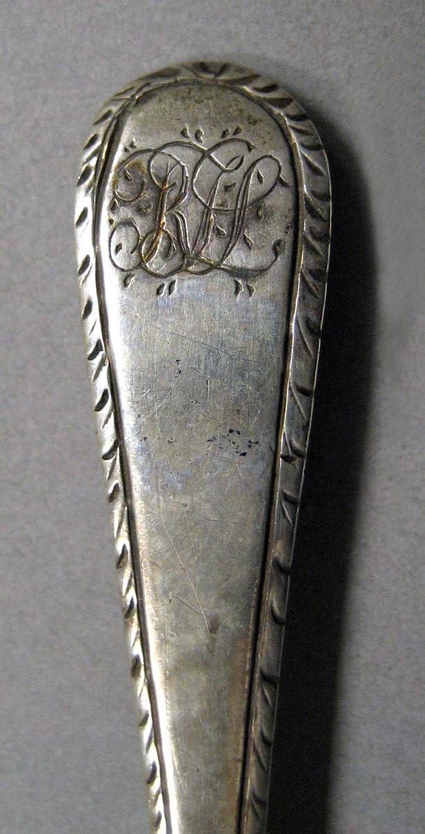 1998.0004.3507.002 Silver salt spoon engraving