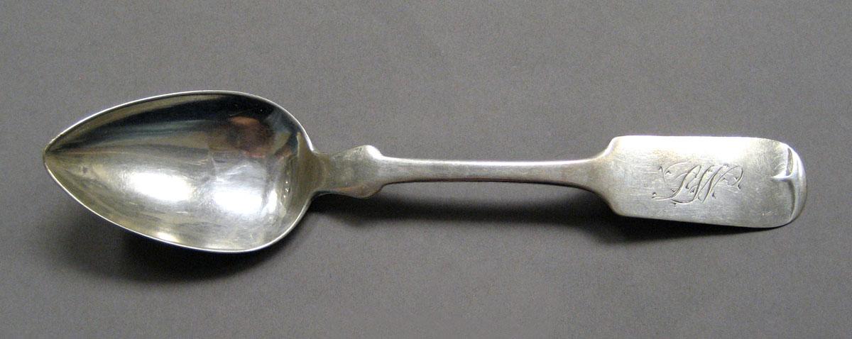 1998.0004.3508 Silver spoon upper surface