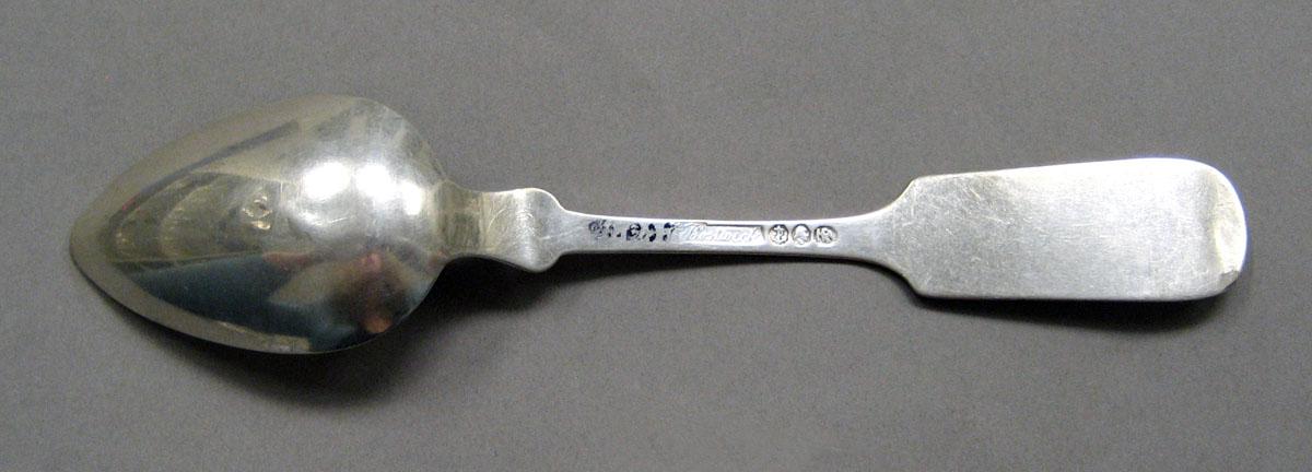 1998.0004.3508 Silver spoon underside