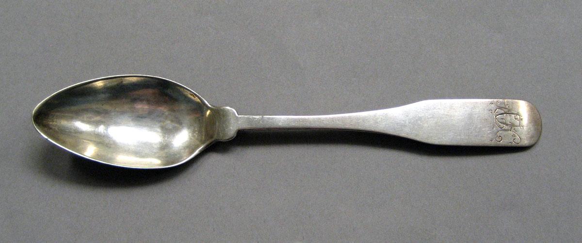 1998.0004.3510 Silver spoon upper surface