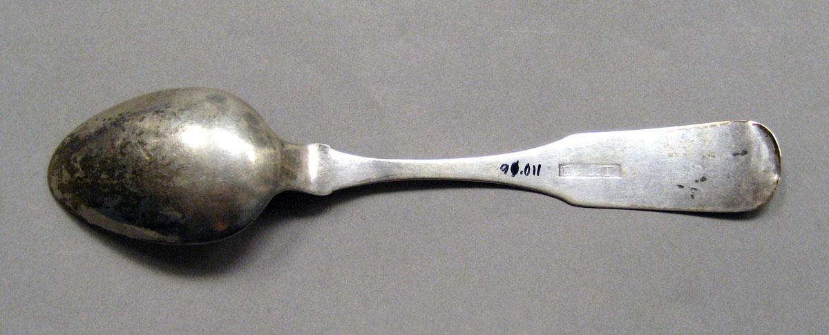 1998.0004.3511 Silver spoon underside