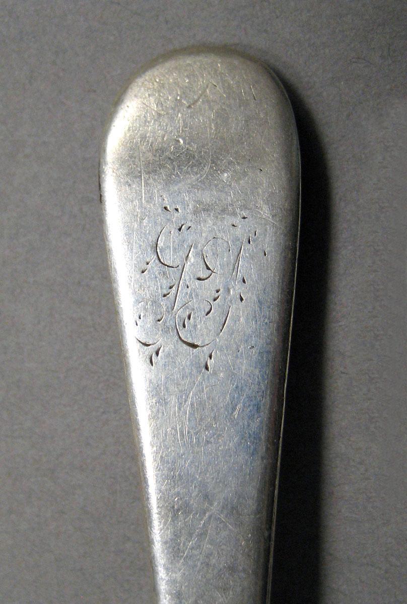 1998.0004.3513 Silver spoon engraving