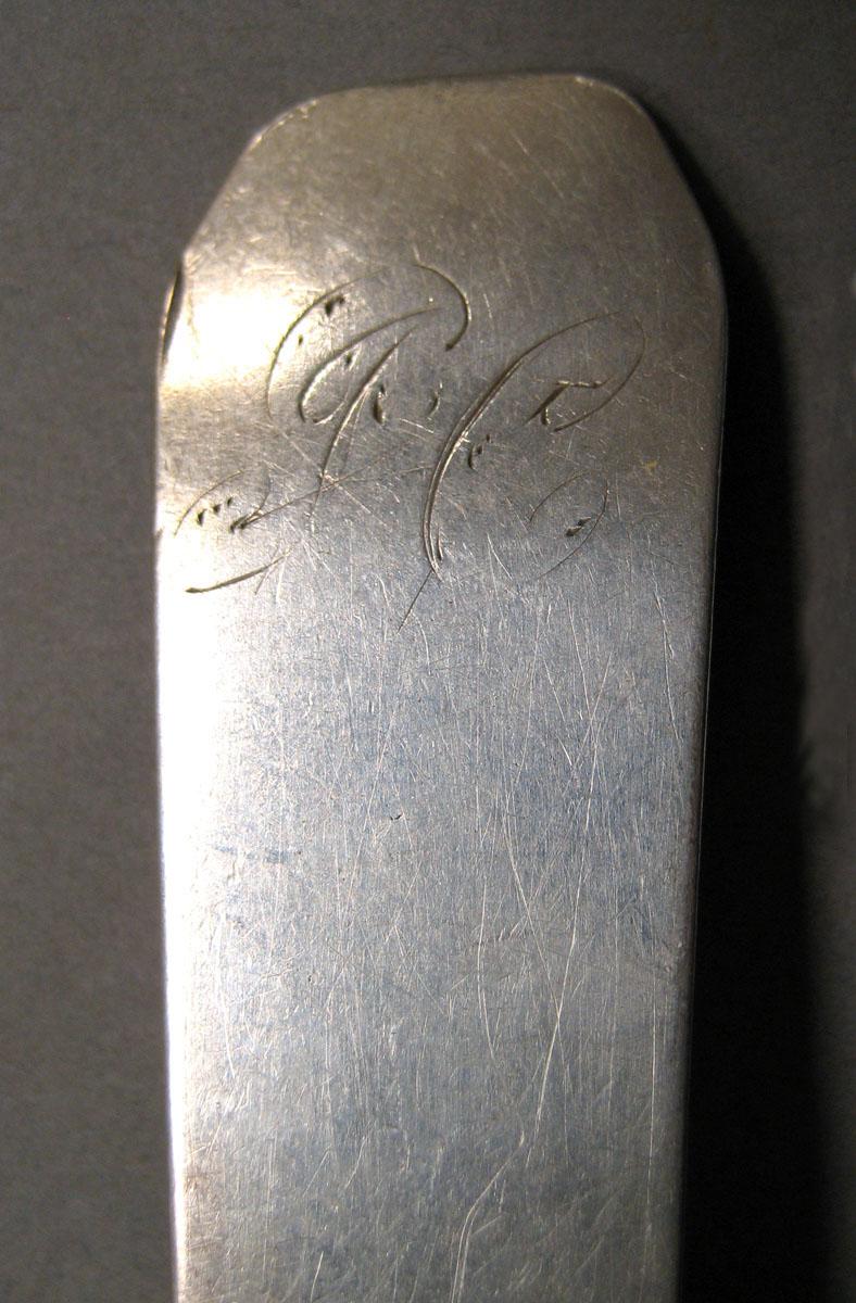 1998.0004.3514 Silver spoon engraving