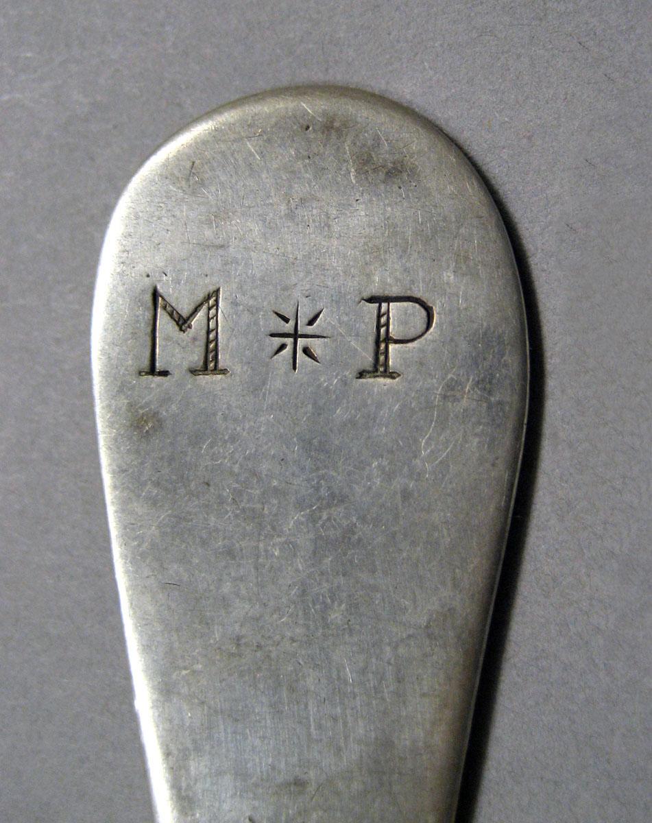 1998.0004.3517 Silver spoon engraving