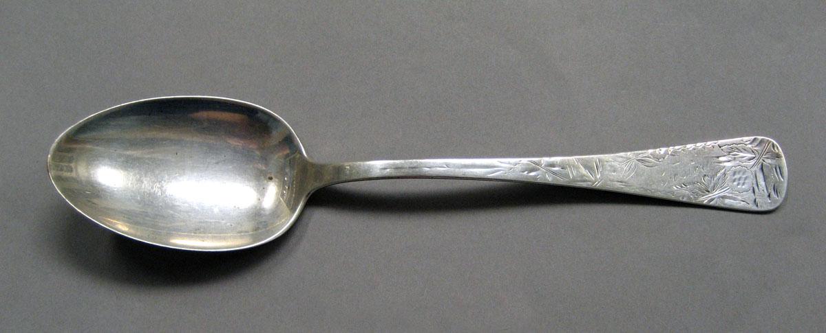 1998.0004.3519 Silver spoon upper surface