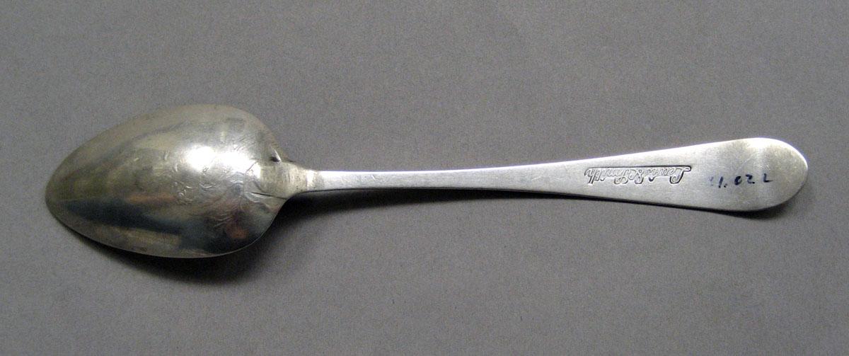 1998.0004.3522 Silver spoon underside