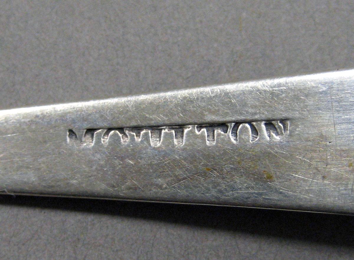 1998.0004.3523 Silver spoon mark