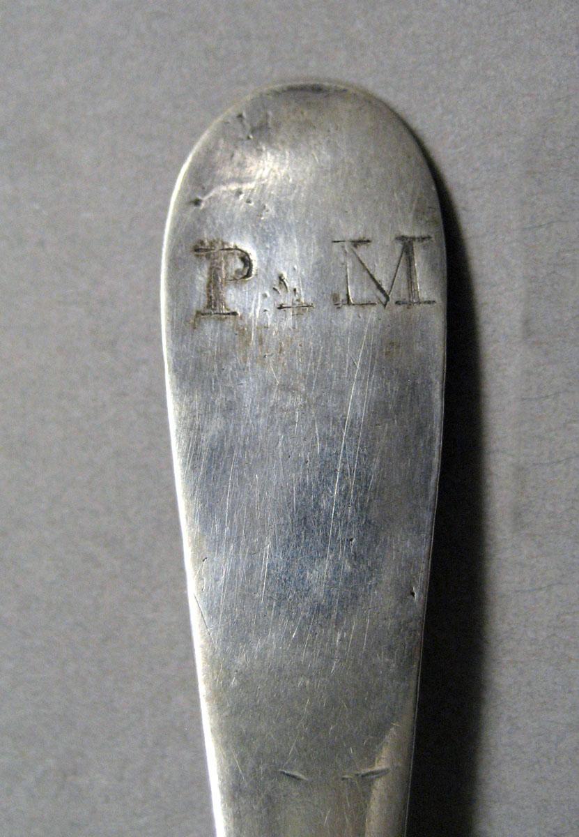 1998.0004.3524 Silver spoon engraving