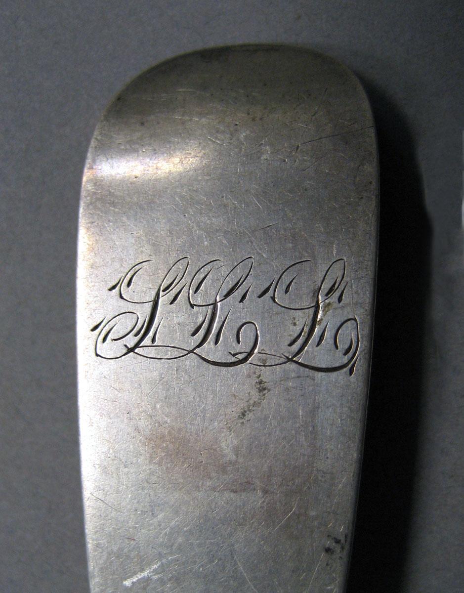 1998.0004.3532 Silver spoon engraving upper surface