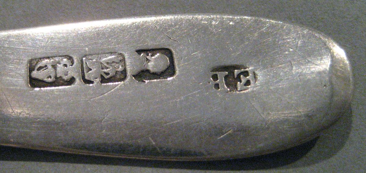 1998.0004.353 Silver Spoon marks