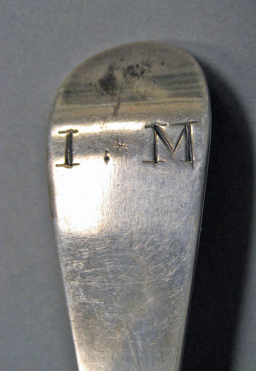 1998.0004.3541 Silver spoon engraving