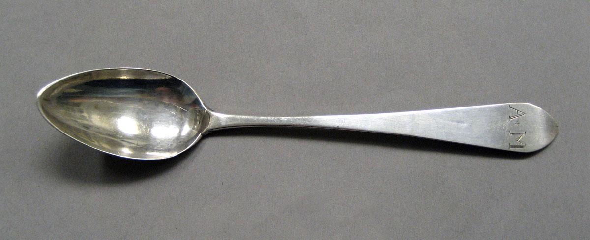 1998.0004.3544 Silver spoon upper surface