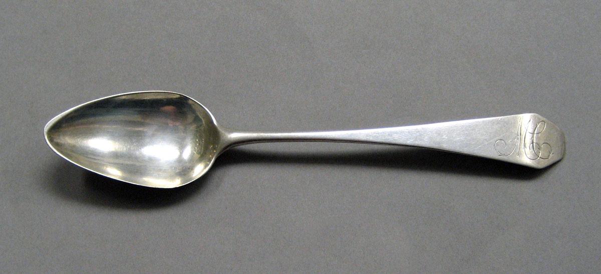 1998.0004.3545 Silver spoon upper surface