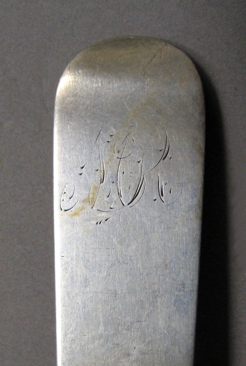 1998.0004.3546 Silver spoon engraving