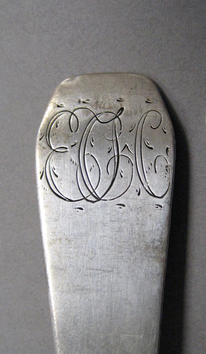 1998.0004.3556.001 Silver spoon engraving