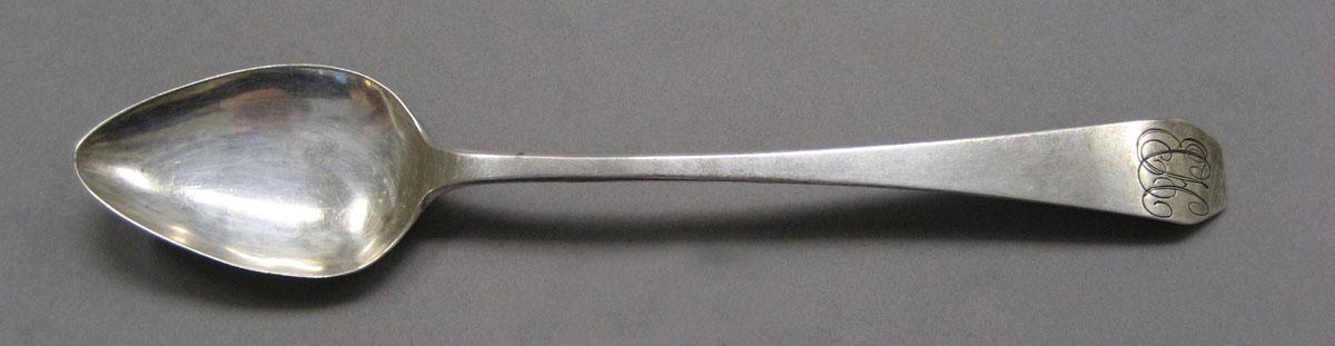 1998.0004.3557 Silver spoon upper surface