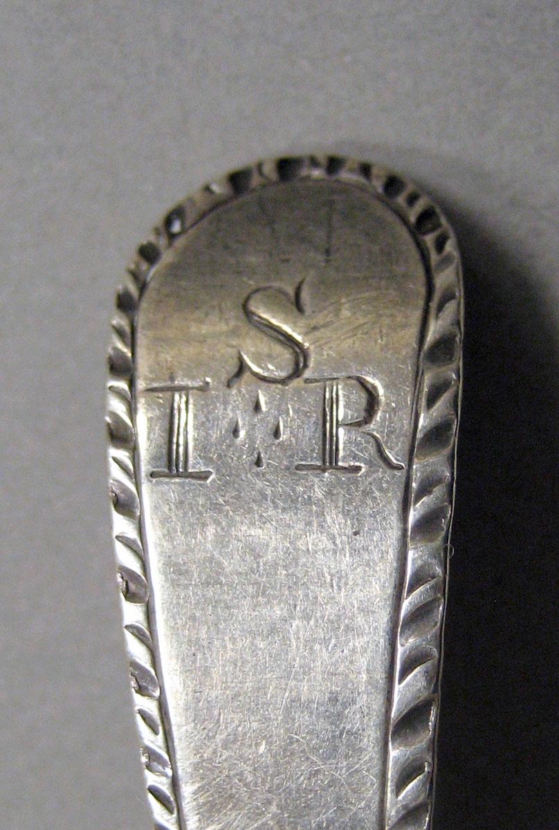 1998.0004.3559 Silver spoon engraving