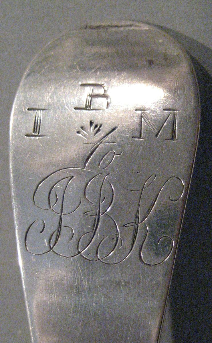 1998.0004.356.001 Silver Spoon engraving