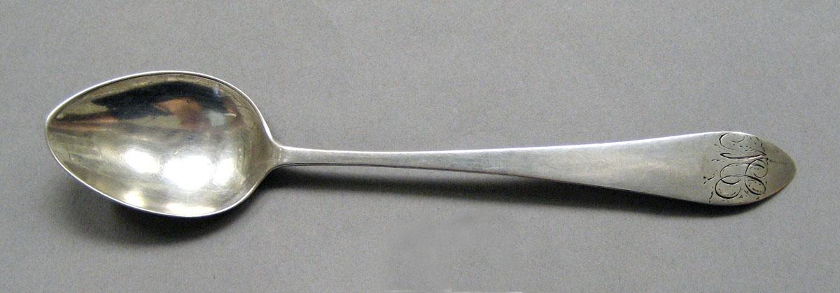 1998.0004.3560 Silver spoon upper surface
