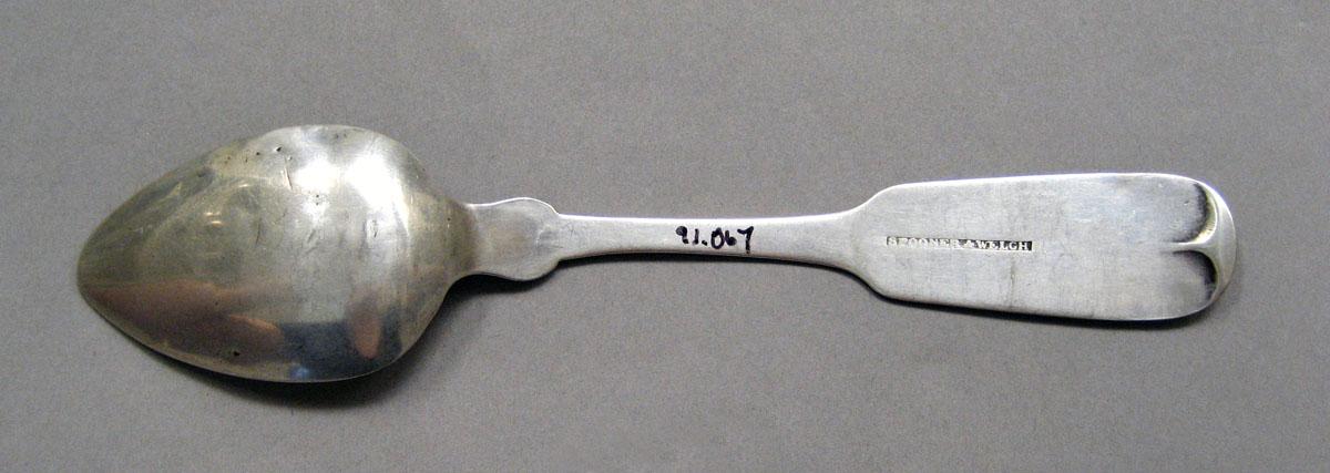1998.0004.3563 Silver spoon underside