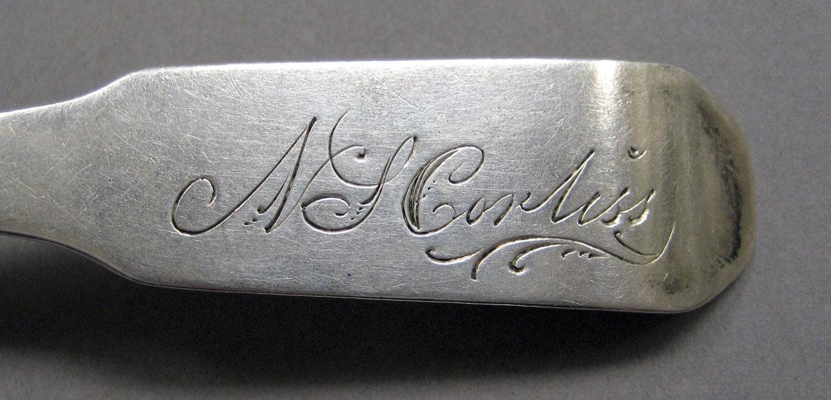 1998.0004.3566.001 Silver spoon engraving