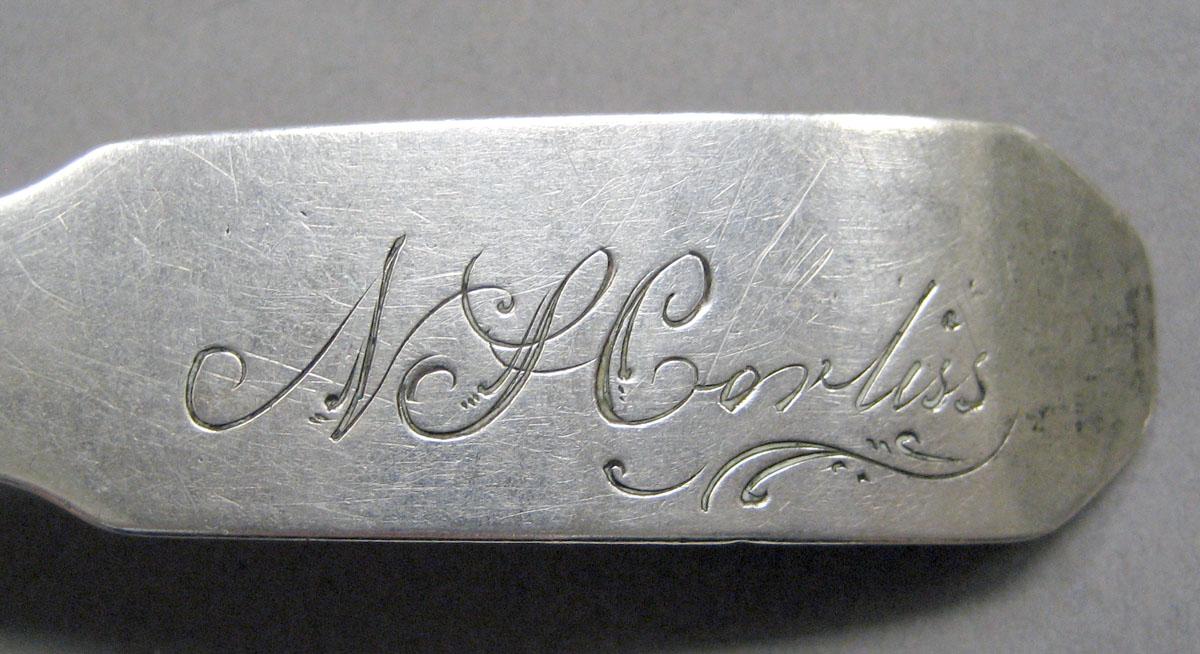 1998.0004.3566.004 Silver spoon engraving