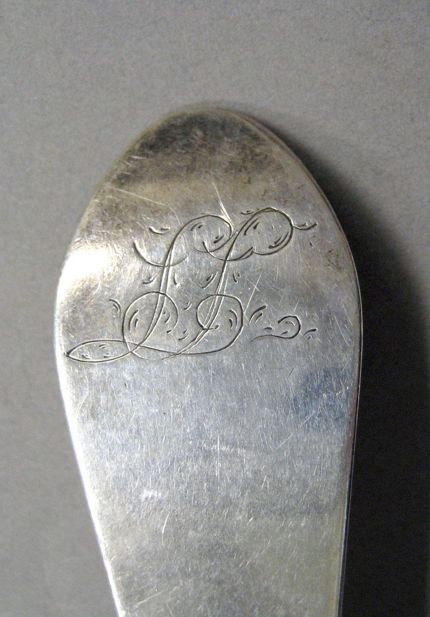 1998.0004.3567 Silver spoon engraving