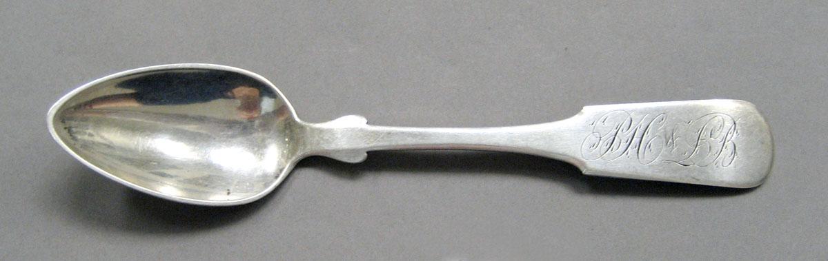 1998.0004.3568 Silver spoon upper surface