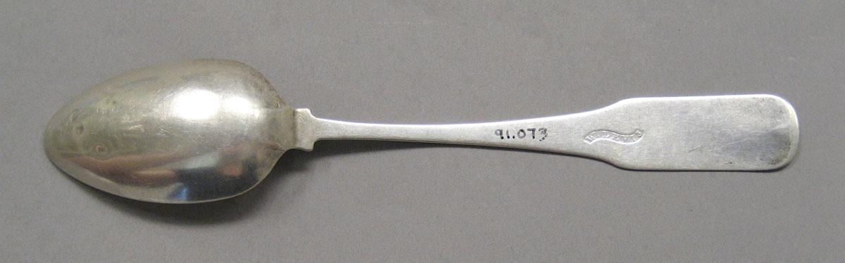 1998.0004.3569 Silver spoon underside
