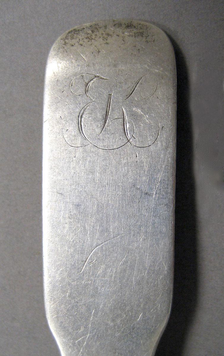 1998.0004.3569 Silver spoon engraving