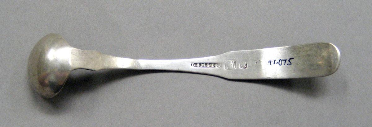 1998.0004.3571 Silver spoon underside