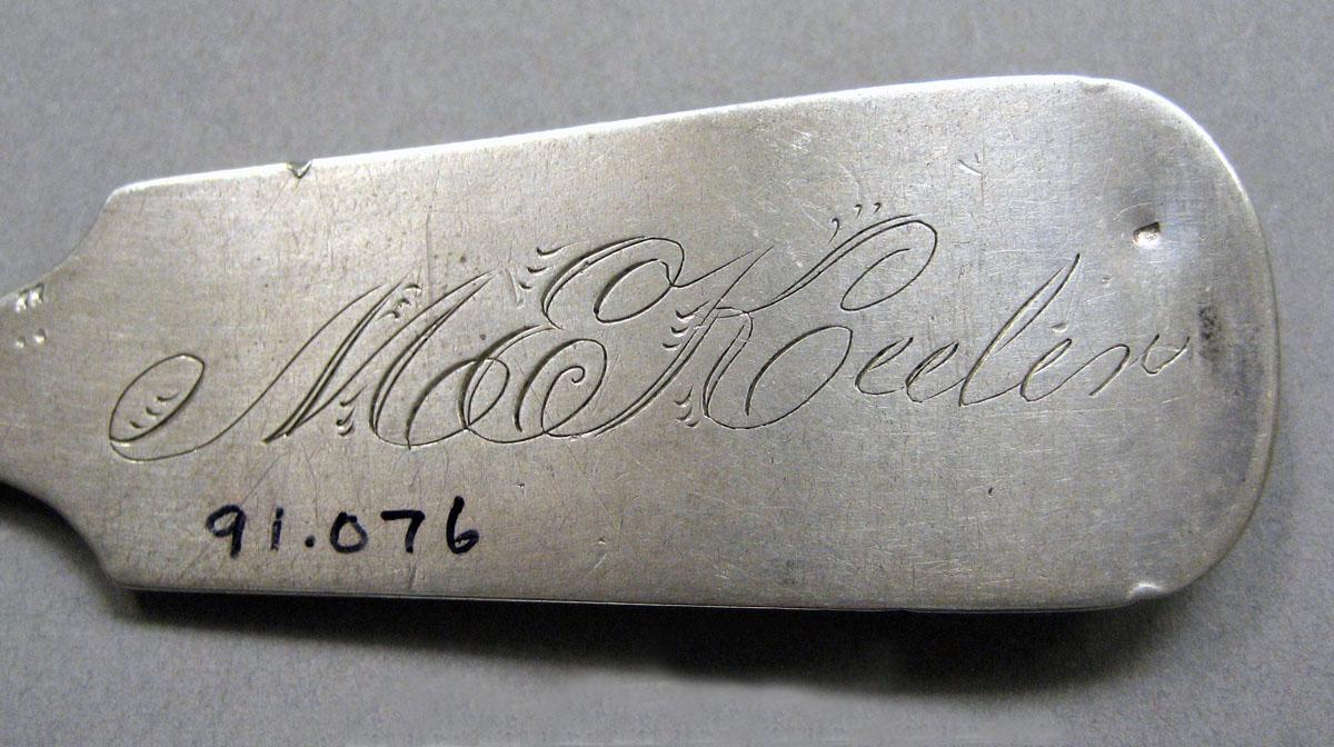 1998.0004.3572 Silver spoon engravingunderside