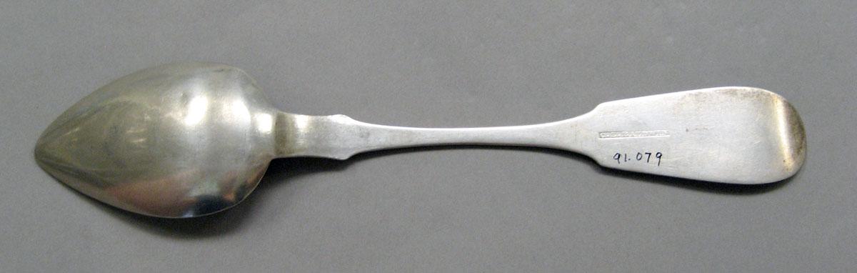 1998.0004.3575 Silver spoon underside