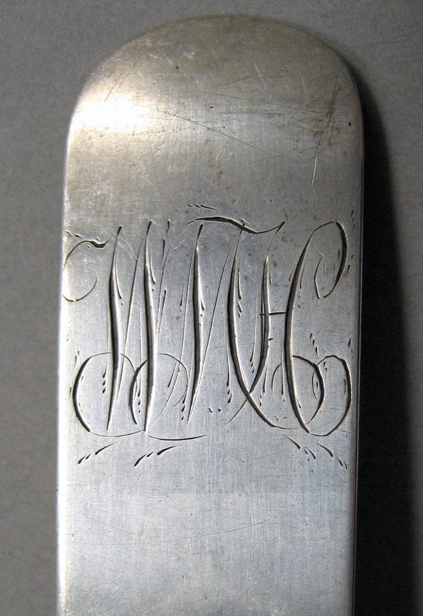 1998.0004.3576.005 Silver spoon engraving