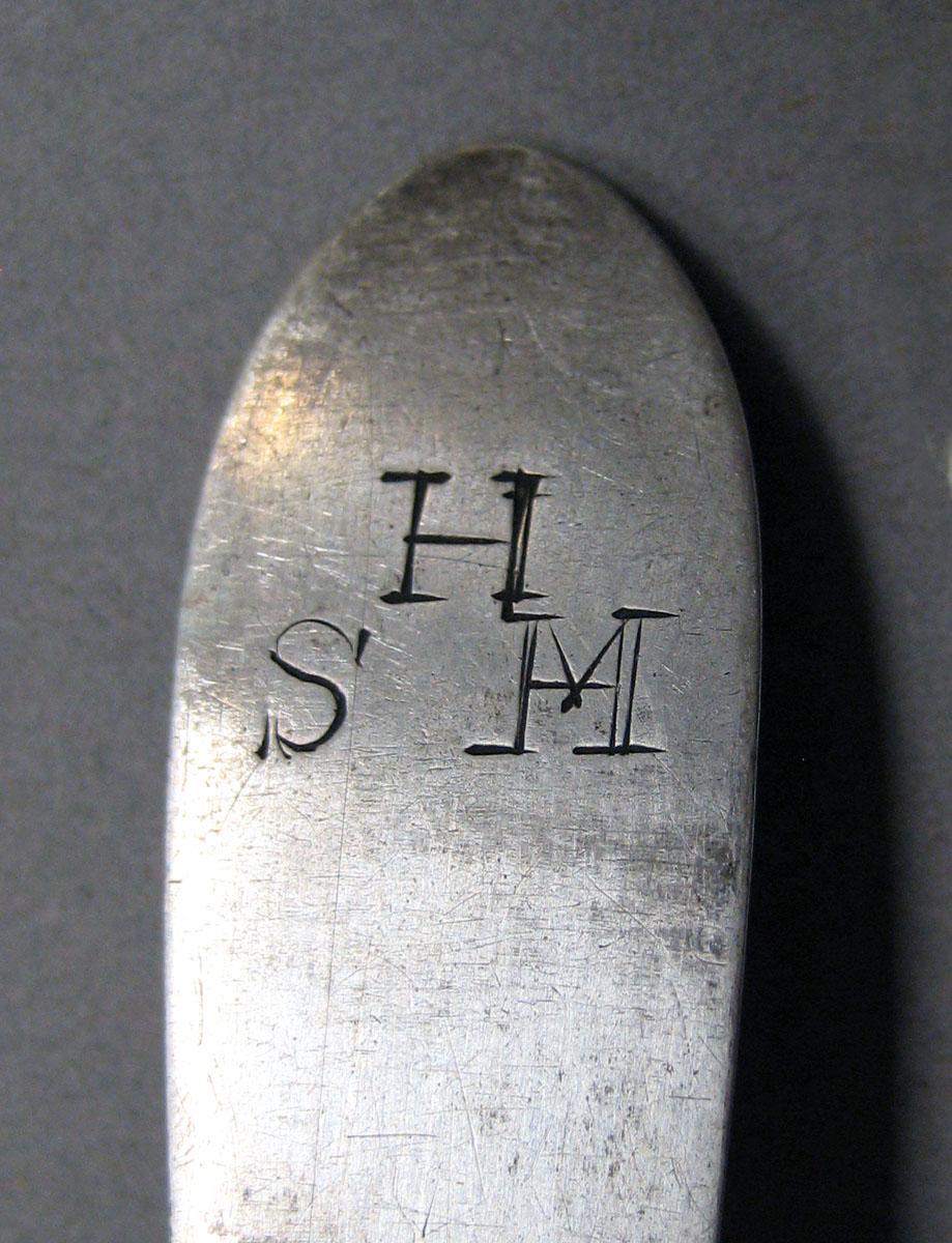 1998.0004.3579.006 Silver spoon engraving