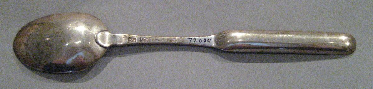 1998.0004.357 Silver Spoon underside