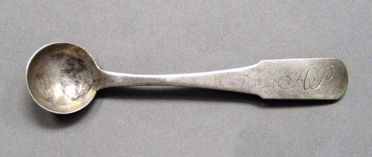 1998.0004.3580 Silver spoon upper surface