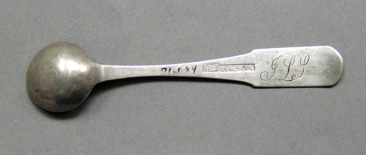 1998.0004.3580 Silver spoon underside