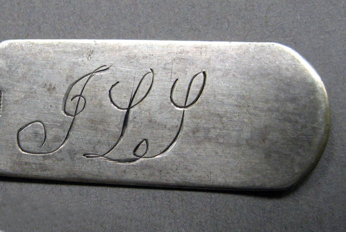 1998.0004.3580 Silver spoon engraving 1