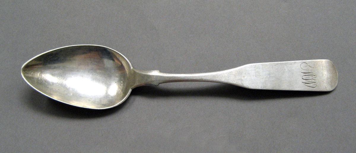 1998.0004.3581 Silver spoon upper surface