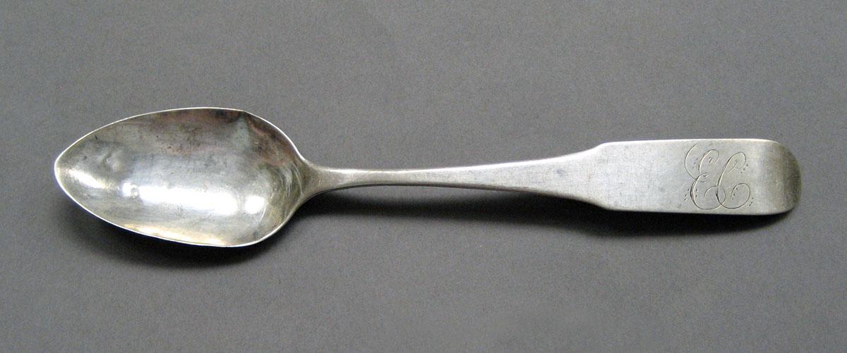 1998.0004.3582 Silver spoon upper surface