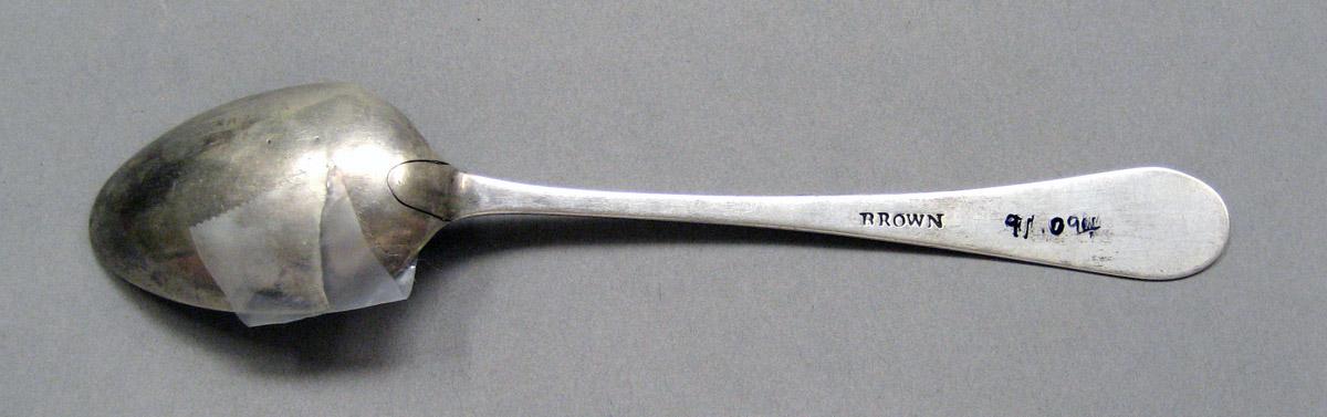 1998.0004.3590 Silver spoon underside