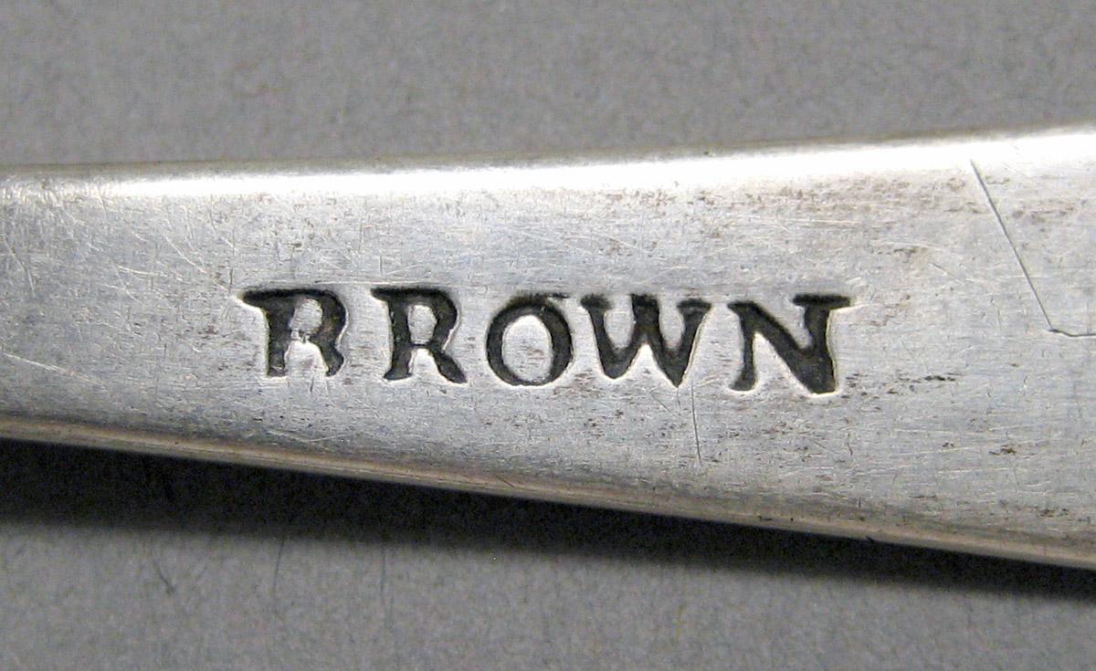 1998.0004.3590 Silver spoon mark