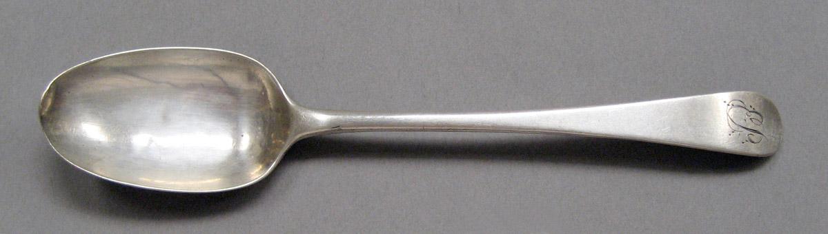 1998.0004.3594 Silver spoon upper surface