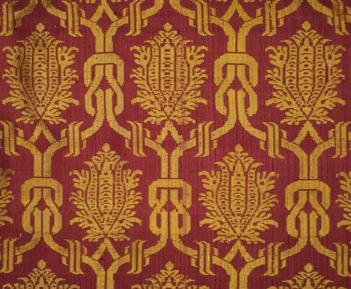 1958.0626.001 B Window Hanging, Side Curtain, Pattern Repeat