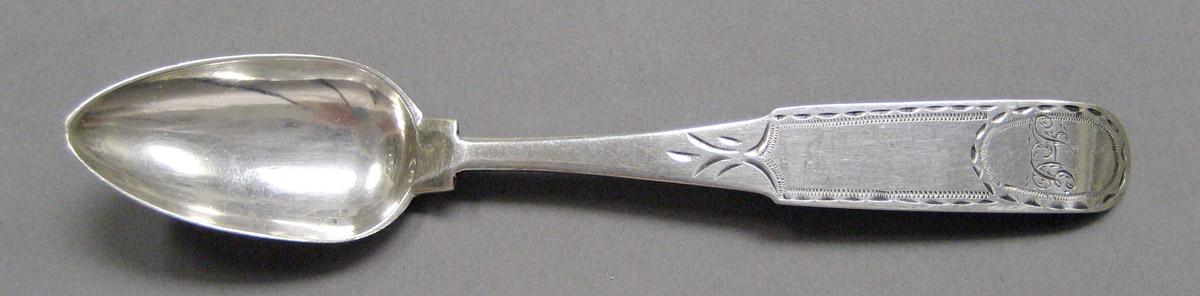 1998.0004.3598 Silver spoon upper surface